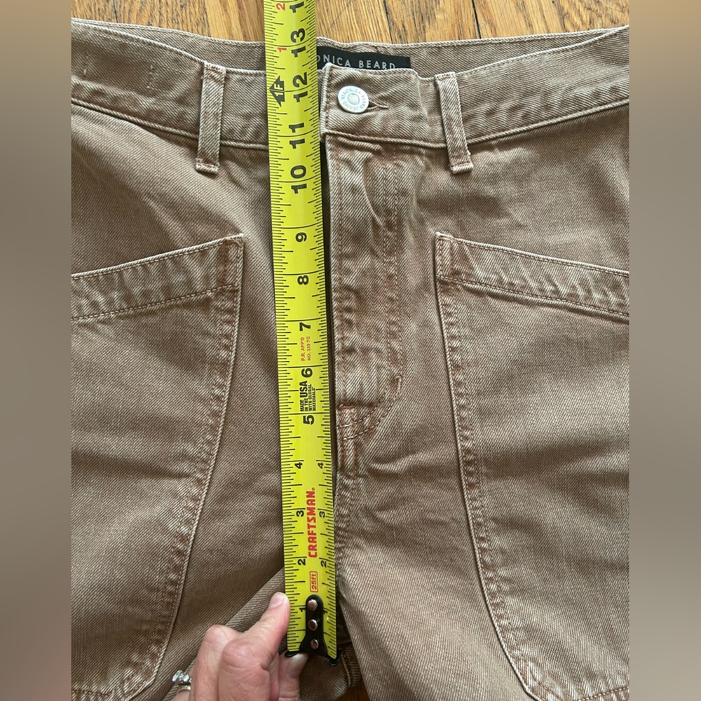 Veronica Beard Charlie Barrel Patch Pocket Jeans size 29 - Picture 9 of 10